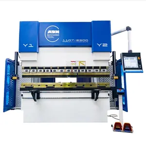 Adh delem da53t thủy lực CNC Báo Chí phanh máy cho thép carbon tấm không gỉ 30 đến 1000 tấn 6000 mm