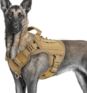 <b>Pet</b> Tactical Sport Fashion Chest <b>Harness</b> Waterproof Anti-Shock Adjustable Multi-Function Leash for Larger Dogs - Product Image 6