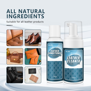 Kit d'entretien du <span class=keywords><strong>cuir</strong></span> de qualité supérieure, ensemble de nettoyant et d'agent d'entretien pour meubles, intérieurs de voitures, vêtements, chaussures, kit d'entretien du <span class=keywords><strong>cuir</strong></span> - Product Image 6
