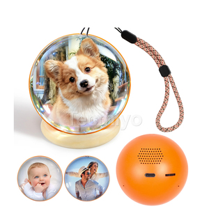 Quả cầu pha lê 3D, quả cầu nhớ hình ảnh video, máy phát video quả cầu pha lê, đồ trang trí quả cầu nhớ hình ảnh video MP4 với ảnh tùy chỉnh - Product Image 1