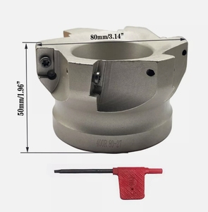 90度直角ショルダーフェイスミル | インデックス可能なフライスカッターAPMT1604カーバイドインサート用 - Product Image 6