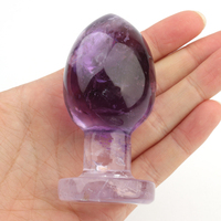Fengshui bâton de massage gemme naturelle divers matériaux gemme godemichet anal bâton de massage en cristal poli