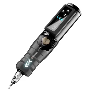 Stylo sans fil rechargeable batterie haute capacité pistolet de tatouage numérique Machine à stylo de tatouage rotatif