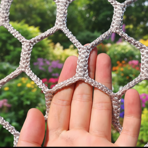 רשת ספורט ללא קשרים מפוליאסטר, רשת בטיחות למרפסת, רשת לחיות מחמד, רשת לציפורים, רשת לספורט כדורי גולף - Product Image 1