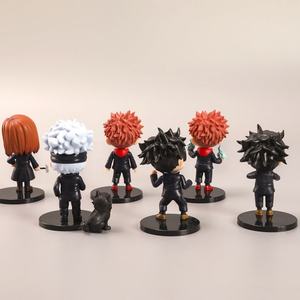 Ensemble de 6 figurines d'anime Jujutsu Kaisen de 8 cm, version Q, Itadori Yuji, Nobara, Gojo Satoru, figurines d'action, jouets, cadeaux pour enfants - Product Image 6
