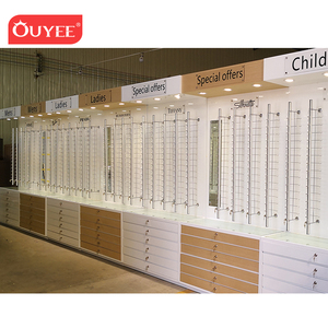 Bodenstehender Abschließbarer Sonnenbrillen-Präsentationsständer, LED-Wandmontage, Brillenmöbel, Optische Präsentationsstangen für Optikergeschäfte - Product Image 6