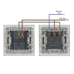 86 loại cửa mở nút home chuông cửa chuyển đổi có dây 220 V điện chuông chuyển đổi tự động thiết lập lại Bảng điều chỉnh - Product Image 4