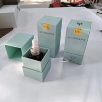 Boîte de bouteille de compte-gouttes de parfum mignon, boîte d'huile essentielle, flacon de vernis à ongles, huile, boîte en papier, emballage avec doublure EVA