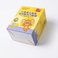 Boîte d'emballage en papier recyclé imprimée avec des dessins animés personnalisés, impression offset écologique, carton pour les produits de soins des yeux