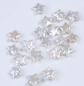 Perles en forme d'étoile à bas <span class=keywords><strong>prix</strong></span> en gros, perles baroques d'eau douce de 10-12 mm, perles baroques pour la fabrication de bijoux - Product Image 4