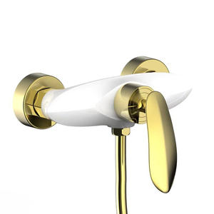 Grifo Mezclador Monofunción Minimalista de Estilo Europeo, Grifo para Bañera de Cobre Puro, Cabezal de Ducha Simple con Activación por Elevación Directa - Product Image 5