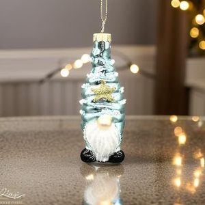Ornements d'arbre de Noël en verre décoré de gobelins Décorations de plage de vacances festives - Product Image 2