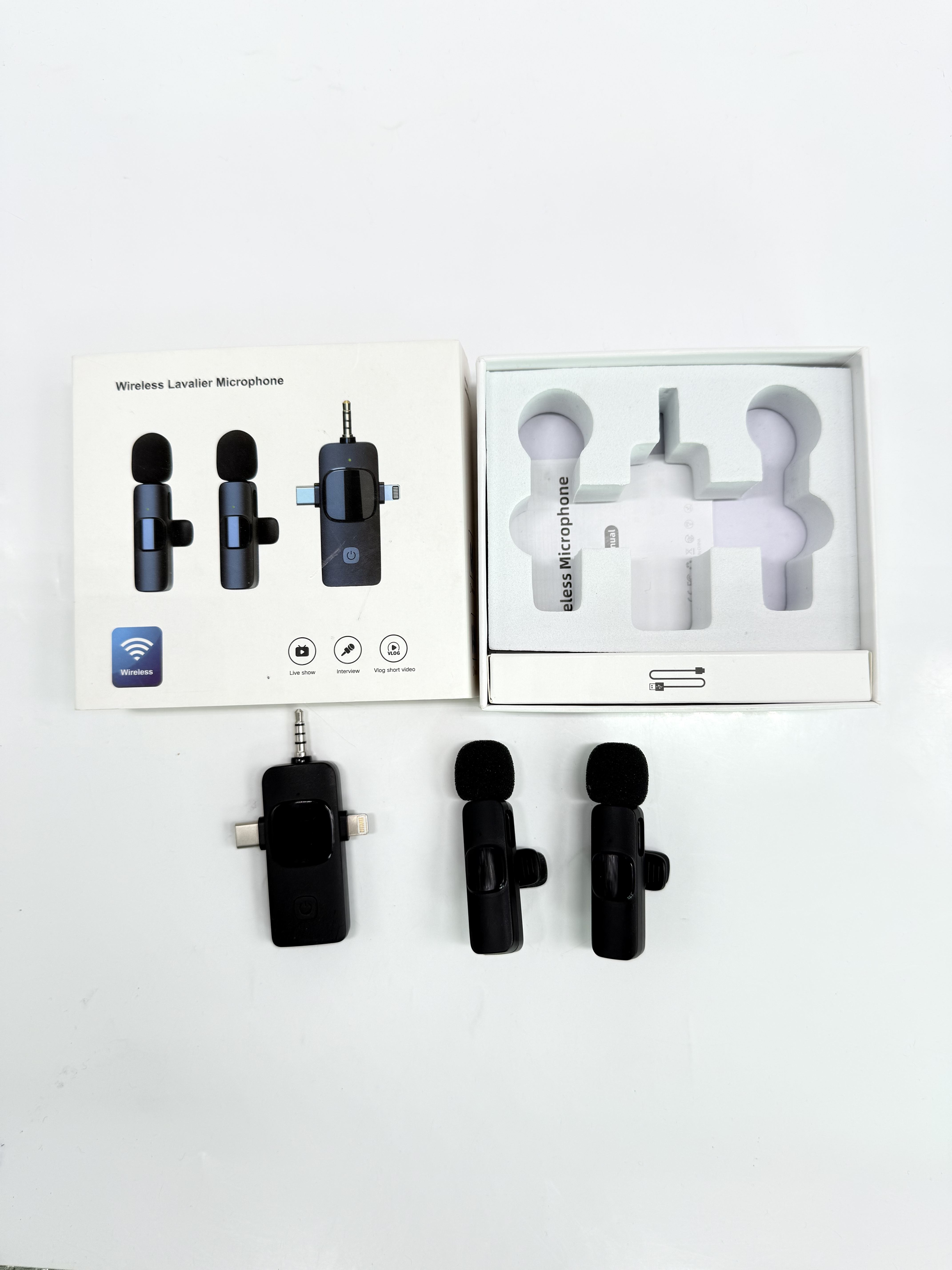 Black-Dual Microphone Type C