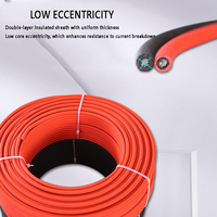 Cable Solar de 4 mm y 6 mm, Stock Europeo, 10 AWG mm² (h1z2z2-k), Cable Solar Doble Puro de 4 mm² para Batería DC, Fabricante Verificado TUV PV