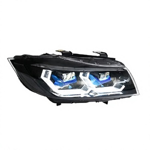 ไฟหน้า LED สีขาวเย็นรุ่นใหม่สำหรับปี 2005-2012 สำหรับ E90 ซีรีส์ 3 รุ่น 335i/328xi/335d/335xi 4 ประตู ซีดาน-12V 36W - Product Image 2