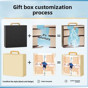 Spot gift <b>box</b>, <b>empty</b> <b>box</b>, bureau gas packaging <b>box</b>, I volunteer to go to school, advanced sense gift <b>box</b>, smalh customization - Product Image 4
