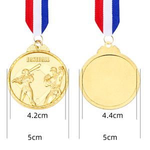 DEMO Trophy Factory Baseball Medallion Awards Souvenir Gifts Custom Colors Golden Sport Baseball Competition Metal <strong>Medals</strong> - Product Image 2