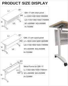 Cheap Price Modern Training Room <strong>Space</strong> Saving <strong>Small</strong> Folding Table Leg Training <strong>Desk</strong> - Product Image 4