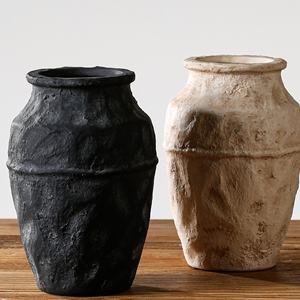 Jarrón <span class=keywords><strong>de</strong></span> Cerámica Estilo Wabi Sabi, Jarra <span class=keywords><strong>de</strong></span> Cerámica Vintage <span class=keywords><strong>de</strong></span> Alta Gama, <span class=keywords><strong>Flores</strong></span> <span class=keywords><strong>Secas</strong></span>, Estilo Chino, Decoración Hecha a Mano para la Entrada - Product Image 3