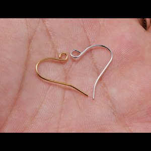 <b>Earring</b> <b>Hooks</b> 21x12mm Metal Plated For <b>Earring</b> Making DIY Jewelry Findings Components Batch Pack - Product Image 4