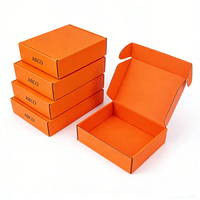 Boîte d'emballage personnalisée recyclable avec impression de logo, boîte en carton ondulé kraft, boîte cadeau, boîte d'expédition pour vêtements et chaussures