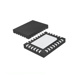 LTC4236IUFD-1 # TRPBF ชิ้นส่วนอิเล็กทรอนิกส์อื่นๆ 28 WFQFN ไอซีแบบมีแผ่นต่อสายภายนอก รองรับการสลับแหล่งจ่ายไฟแบบเร็ว (HOT SWAP)  ควบคุมการทำงาน (CTRLR)  แบบ GP 28QFN ของแท้  ชิ้นส่วนจัดการพลังงาน (PMIC) - Product Image 1