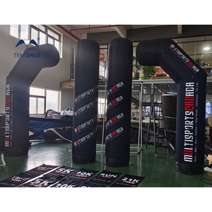 Vente directe d'usine bas prix hermétique gonflable demi-arche course étoile finition porte ligne publicité gonflable pour la course - Product Image 2