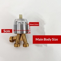 Robinet de lavabo moderne pour bain de pieds, eau chaude/froide, avec adaptateur de robinet de massage type baignoire, en laiton/cuivre, monocommande