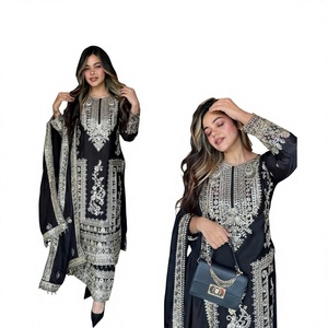 Salwar Kameez pakistanaise Bollywood nouvelle robe de mariage de créateur indien - Product Image 1
