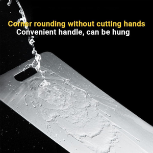 キッチン食品グレード耐久性のある大型金属チョッピングボード両面チタンカッティングボード304ステンレス鋼カッティングボード - Product Image 4