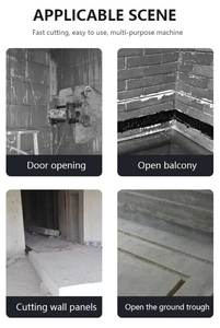 Scie à main pour blocs de ciment de 600 mm avec rail, scie à main verticale manuelle, coupe-béton électrique 220V 3500w - Product Image 6