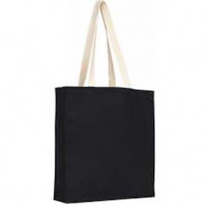 Sac fourre-tout en toile de coton personnalisable grande capacité avec design réutilisable, couleurs et tailles personnalisées, impression sérigraphique - Product Image 5