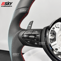 Volant en cuir pour BMW Série 3 Série 5 pour M3 M4 M5 M6 F30 F10 F15 F36 F01 F20 F22 F25 F31 F32 E70 E71 E90 X6