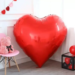 <span class=keywords><strong>Palloncino</strong></span> Gigante a Forma di <span class=keywords><strong>Cuore</strong></span> da 1 M, <span class=keywords><strong>Palloncino</strong></span> Rosso in Foil di Alluminio da 63 Pollici per San Valentino, Decorazione per Matrimoni e Feste di Fidanzamento - Product Image 3