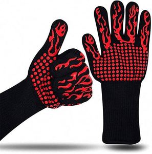 Gants de cuisson antidérapants en silicone de qualité alimentaire, résistants à la chaleur jusqu'à 800°F, pour la cuisine - Product Image 2
