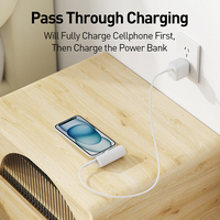 Batterie externe portable Premium LinkPod 4Pro Super Mini à branchement direct 4500mAh 15W Chargeur rapide sans fil Design capsule pour téléphone