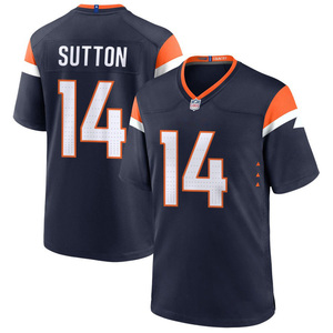 Jersey Denver Pria Wanita 2025, Kaos American Football Custom, Bordir Jahit, Seragam Remaja, Pakaian Olahraga dengan Logo - Product Image 4