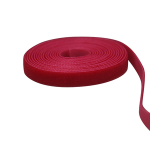 <span class=keywords><strong>Cinta</strong></span> elástica de <span class=keywords><strong>terciopelo</strong></span> rojo de 9,5mm, accesorios al por mayor de fábrica - Product Image 1