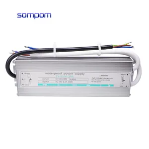 AC to DC 24V IP67 Waterproof Power Supply 24V 8.3A 200W Switching Power Supply 24V LED Strip Driver Power Supply