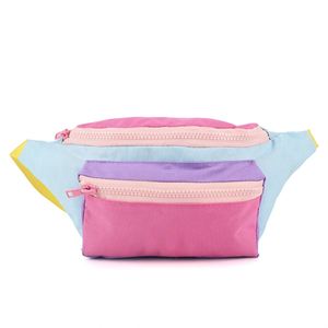 Wholesale Custom Print Fashion Waterproof Beach Swimming Travel Purple <b>Rainbow</b>-Colored Polyester Makeup Bags for Home Outdoor - Product Image 3