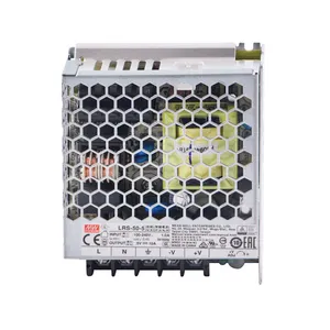 Economical SMPS LRS-50-5 50W 5V 10A 1U Low Profile Mean Well Enclosed Power Supply