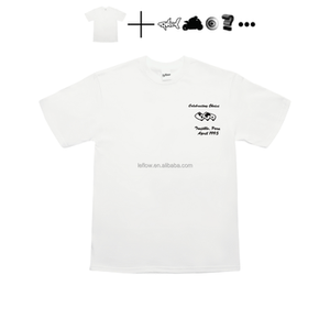 Wholesale Blank Plain t Shirt Custom Silk Screen Print Digital logo Brand <b>Polyester</b> Cotton <b>Tshirt</b> Plus Size Men T-shirt for Men - Product Image 2