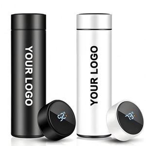 Bouteille intelligente personnalisée avec logo imprimé, cadeau promotionnel pour entreprise, bouteille d'eau intelligente personnalisée, bouteille intelligente avec affichage de la température numérique - Product Image 1