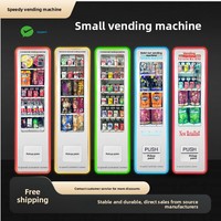 Distributeur automatique compact et coloré de cigarettes et de noix de betel ; Distributeur commercial intelligent sans personnel, en libre-service 24h/24, pour boissons