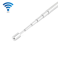 Antena de látigo de alta ganancia de fábrica OEM, antena telescópica de radio AM FM, conector BNC S-M-a
