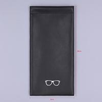 Pochette de luxe en cuir PU East Sunshine pour lunettes de soleil, étui à lunettes à ouverture à ressort, sacs à lunettes, pochette pour lunettes