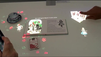 教育家居神奇魔法绘画桌儿童AR互动游戏墙投影游戏系统互动投影