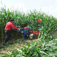Moissonneuse-batteuse portative automotrice Foya Farm pour riz, blé, ensilage, foin et céréales, moteur diesel, transmission par engrenages, largeur de travail 1000 mm