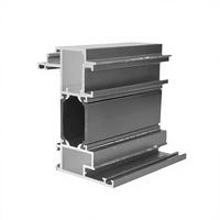 Perfiles de Aleación de Aluminio Serie 6000 para Puertas y Ventanas, Anodizados y con Recubrimiento en Polvo, Materiales de Construcción