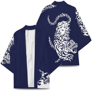 Fitspi venta al por mayor Anime japonés Cosplay <span class=keywords><strong>Haori</strong></span> Kimono Unisex personalizado Dropshipping Kimono ropa - Product Image 2